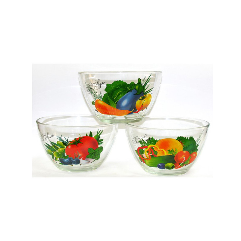 Салатник ГСП 1 шт 185 мм Овочі 07с1326 85002518