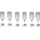 Набір бокалів для шампанського 180 мл Pasabahce Bistro 6 шт 44419