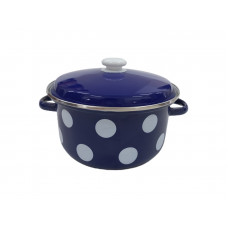 Каструля Idilia 4 л 1814/4 Білий горох Синій 40055
