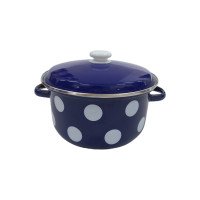 Каструля Idilia 4 л 1814/4 Білий горох Синій 40055