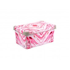 Контейнер для речей Violet House Marble Red 10 л 0647