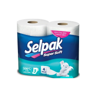 Туалетная бумага Selpak 4 рулона