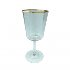 Набор бокалов для вина с золотым ободком SNT 6 шт 230 мл Blur 6699-12
