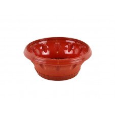 Горщик для квітів миса Консенсус Жанна 22 см з підставкою №1