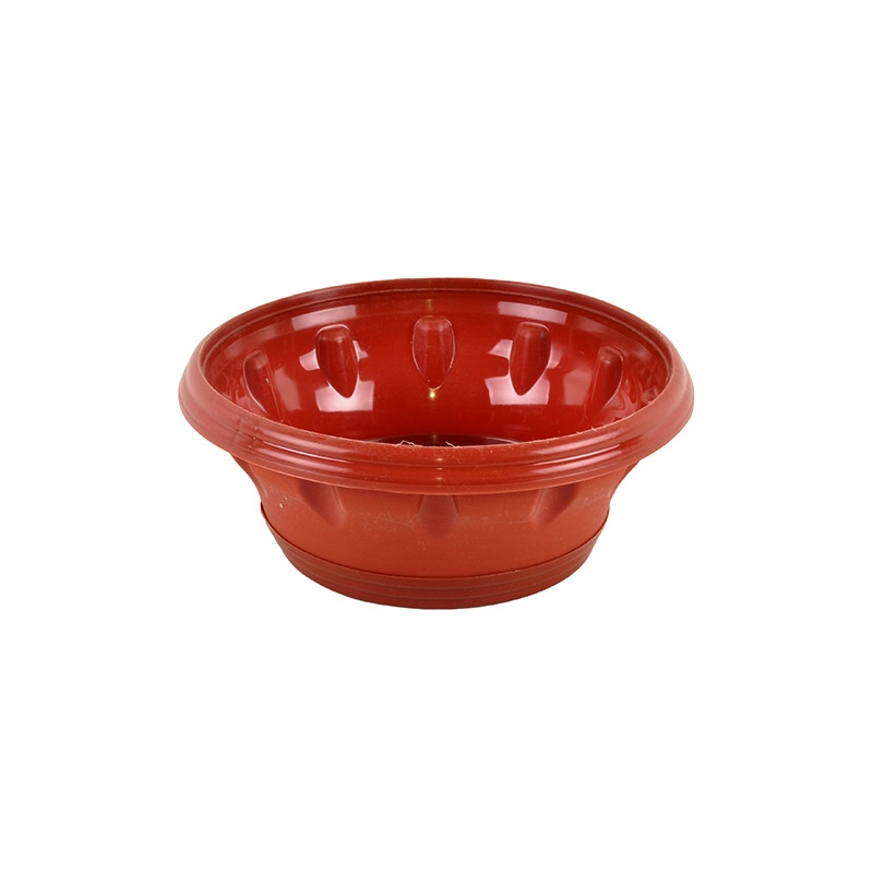 Горщик для квітів миса Консенсус Жанна 22 см з підставкою №1 - Кобальт