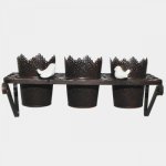 Стенд для квітів SNT 35*14*11 см Прованс Антик Чорний 777-019