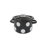 Каструля Idilia 2 л 1610/4 Білий горох Чорний 40887 - Red