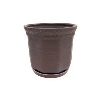 Горщик керамічний КООП Кіто Мокко 9 см 0078