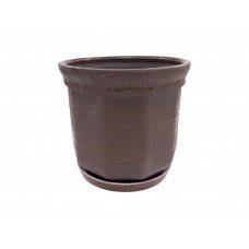 Горщик керамічний КООП Кіто Мокко 9 см 0078