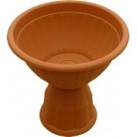 Горщик на високій ніжці IL-PE Букет 25 см  №1