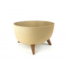 Горщик миса Ламела Рома Джампер овальна EKO Wood 43 см на ніжках 965