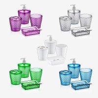 Набір аксесуарів для ванної 4 пр PlastArt BA-280