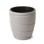 Горщик терасний Ламела Пасса 40*60 см з вкладом середній 851 - Фіолетовий Прозорий