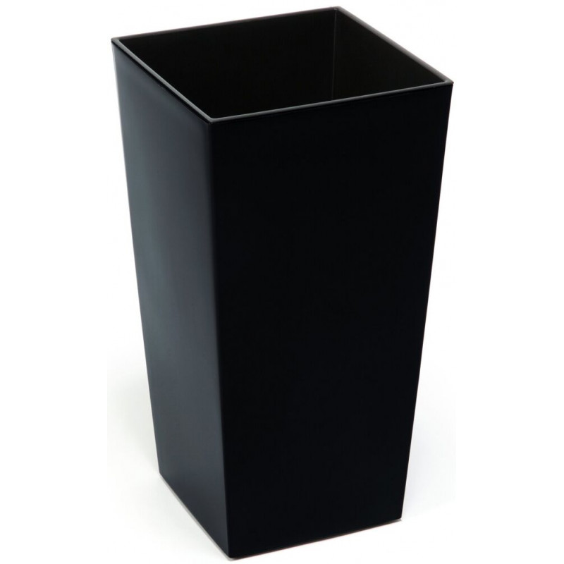 Горщик терасний Ламела Фінезія 30 см з вкладом 547  - Графіт