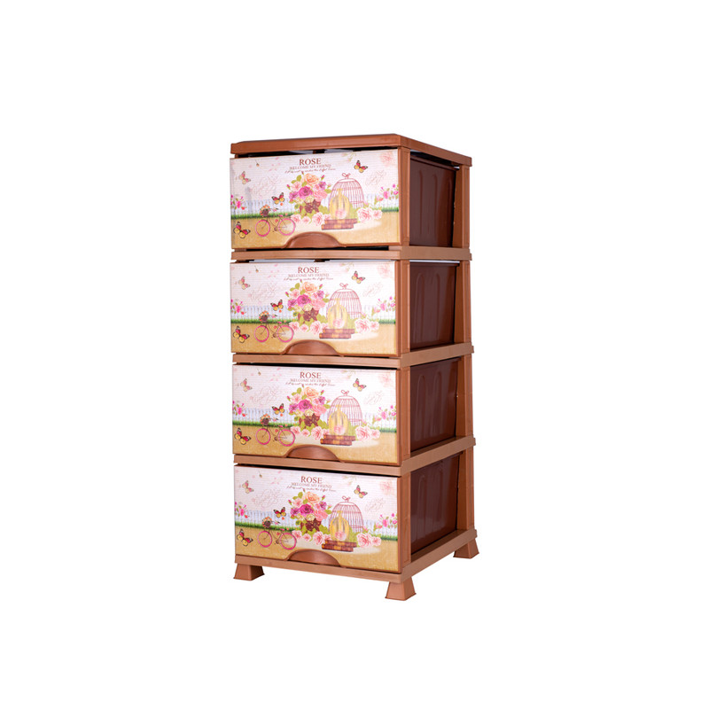 Комод на 4 ящика Violet House New Rose 38*45*90 см 0352