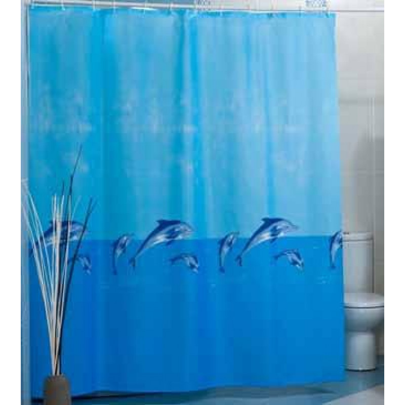 Шторка для ванної Miranda Whale 003819 - Димчатий