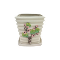 Набір горщиків КООП Еджик 3 пр h-21/18/13 см Сакура Пісковий 0070