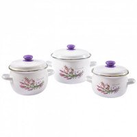 Набір каструль Idilia №929 Букет лаванди 39991 