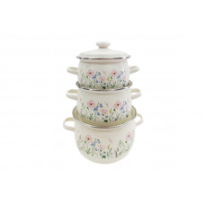 Набор кастрюль Idilia №926 Элика молочная 43115