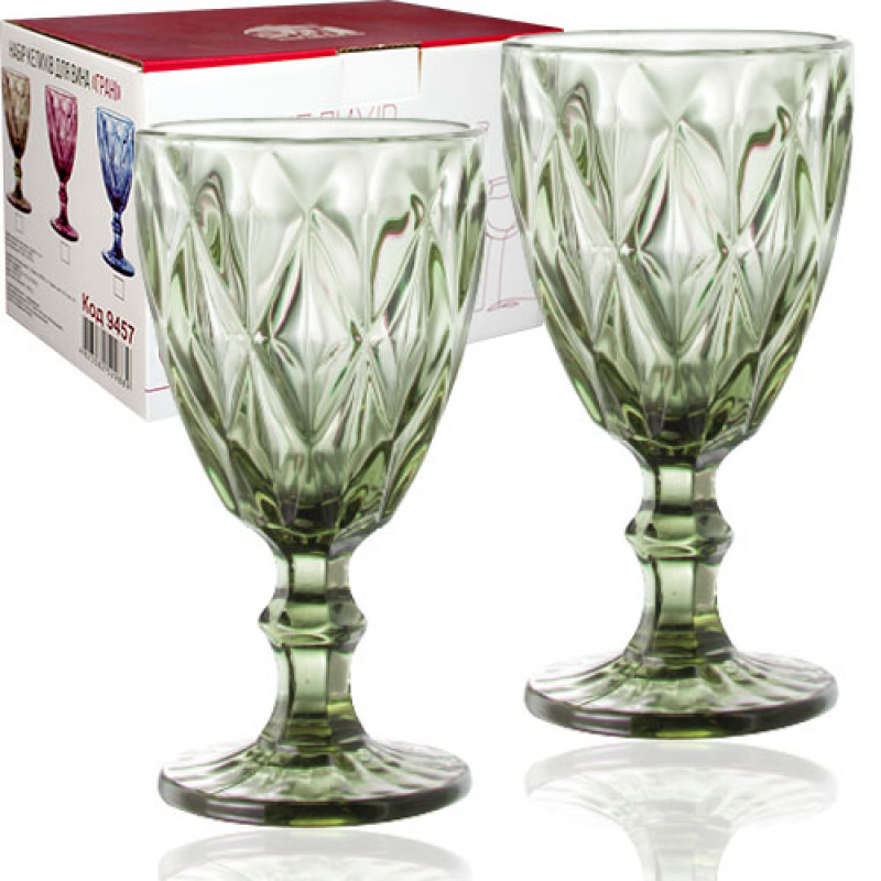 Набор бокалов для вина SNT 6 шт 340 мл Грани 9457