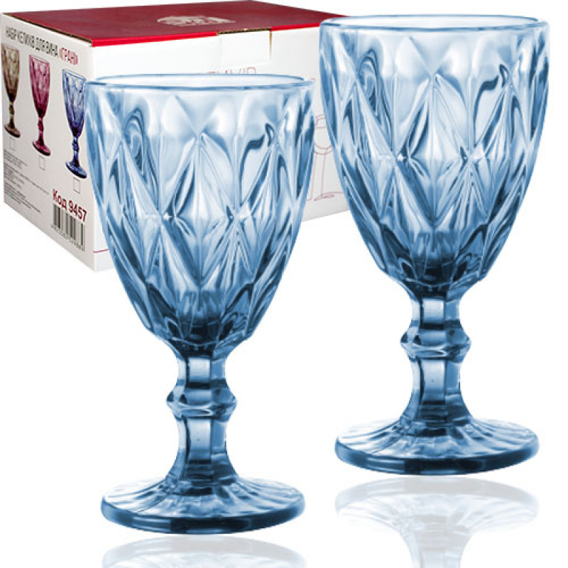 Набор бокалов для вина SNT 6 шт 340 мл Грани 9457