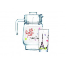 Набір для соку Luminarc 7 пр Haute couture pink Q3728