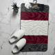 Килимок для ванної 50*80 см Banyolin SLV19 Burgundy