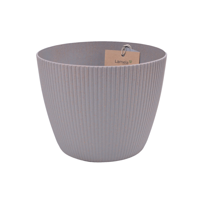 Горщик для квітів Ламела Магнолія Джампер ЕКО Wood 19 см 870 - Мокко
