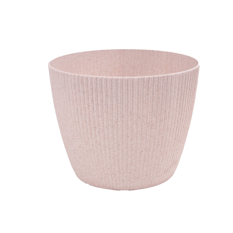 Горщик для квітів Ламела Магнолія Джампер ЕКО Wood 19 см 870 - Чорний/Червоний