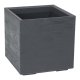 Горщик терасний Ламела Каро Recycled 30 см 776 - Сірий Бетон