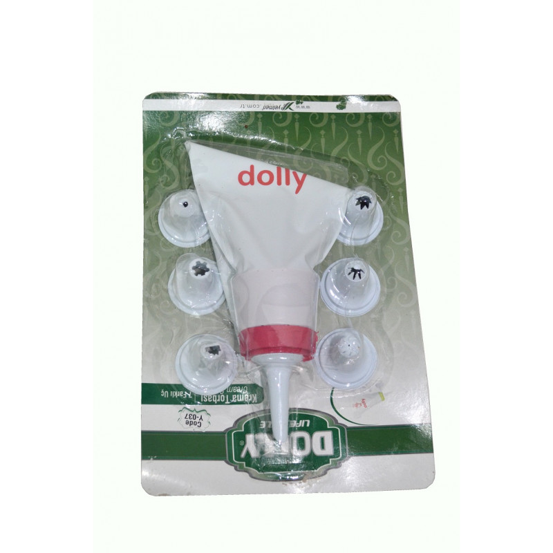 Мішок кондитерський з насадками Y-037 Dolly - Салатовий