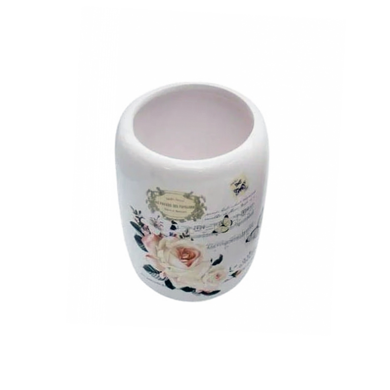 Стакан для полоскання SNT Троянда 888-06-001/3 - Салатовий