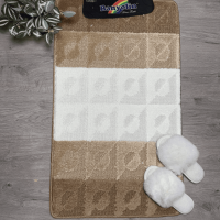 Коврик для ванной 60*100 см Banyolin SLV202004 Cream