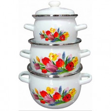 Набір каструль Idilia №926 Весняний букет 33468