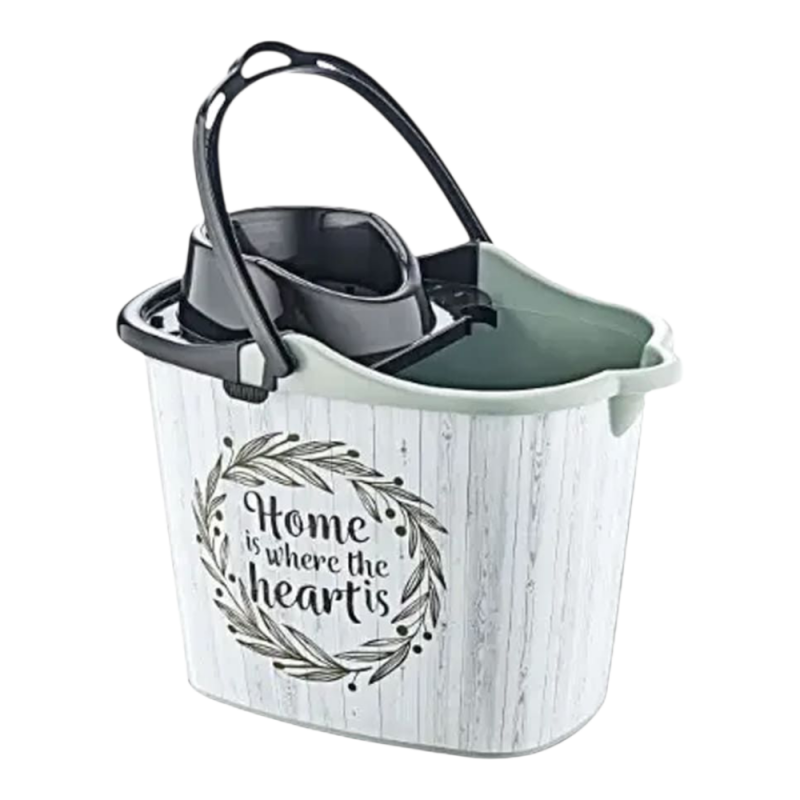 Відро з віджимом Ozer Plastik 14 л OZER-D-012 - Мармур