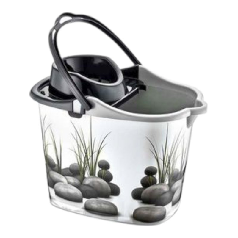 Відро з віджимом Ozer Plastik 14 л OZER-D-012 - Мармур