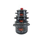 Набір каструль Idilia №734 Спайсі 36746 - Фламінго