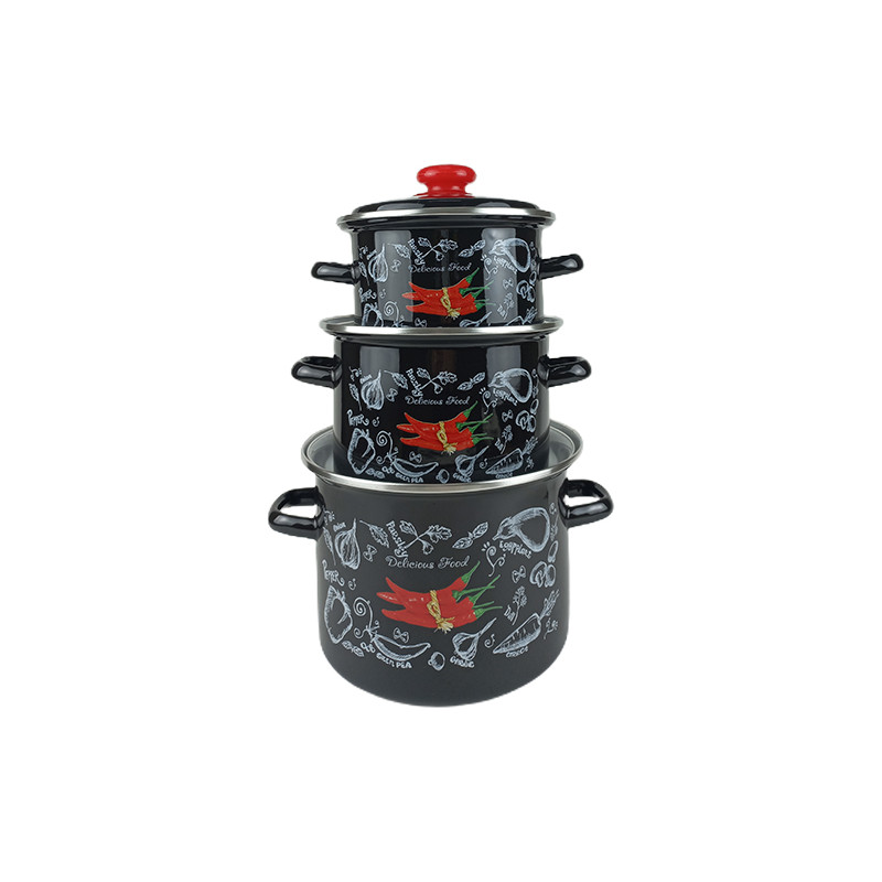 Набір каструль Idilia №734 Спайсі 36746 - Фламінго