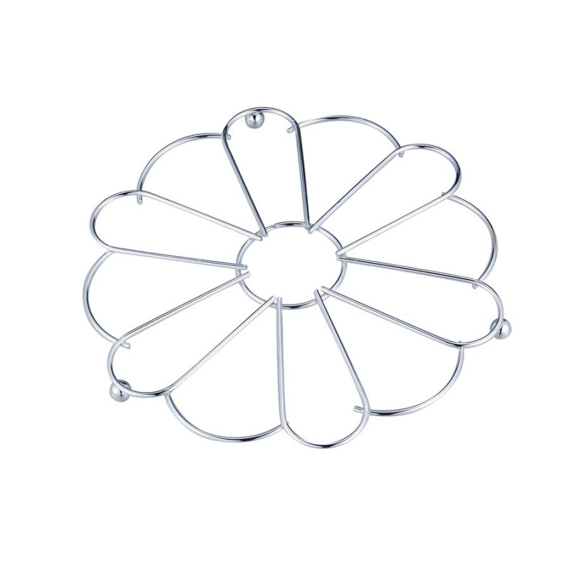 Підставка під гаряче хром Квітка 61467 Тадар - Молочний
