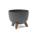 Горщик миса Ламела Рома Джампер 47 см на ніжках 955 - Баклажан