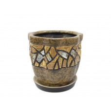 Набір горщиків КООП Туна 2 пр h-18/12 см Листок Тотем 0221