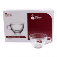 Набір кружок скляних Interos 6 шт 240 мл ZB164