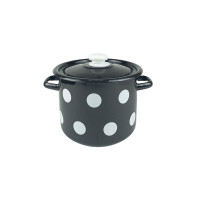 Каструля Idilia 4,5 л 1615/4 Білий горох чорний 40478