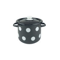 Каструля Idilia 4,5 л 1615/4 Білий горох чорний 40478