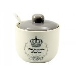 Цукорниця з ложкою Interos 350 мл Корона ZFC045 CR - Червоний