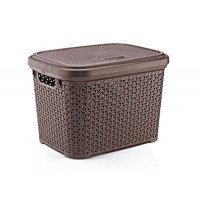 Кошик з кришкою Hobby life Ротанг 20 л 08 1108