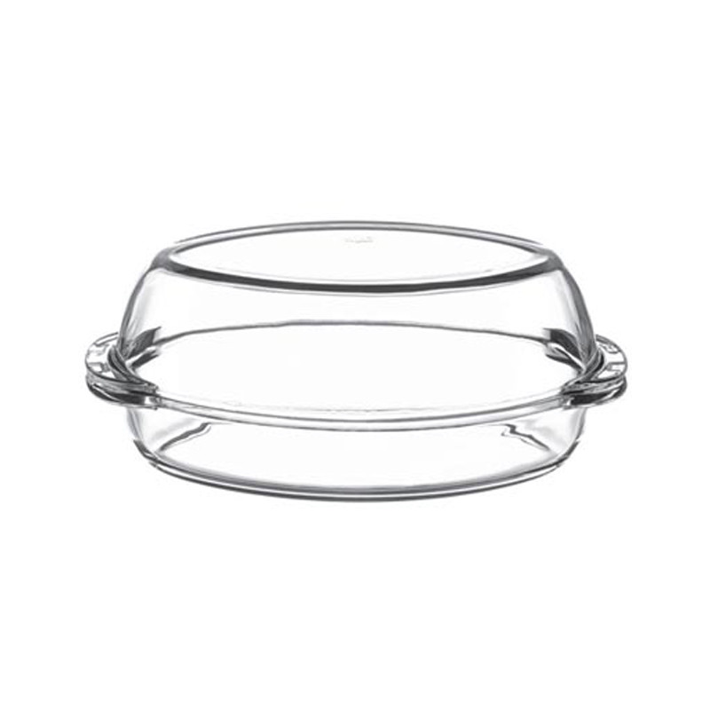 Каструля з кришкою овальна 2 л+1,7 л Pasabahce Borcam 59062