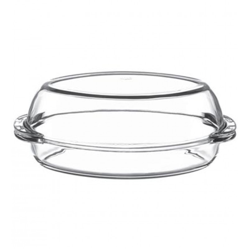 Каструля з кришкою овальна 2 л+1,7 л Pasabahce Borcam 59062