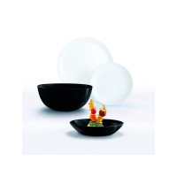 Набір посуду Luminarc Diwali BlackNWhite 19 пр