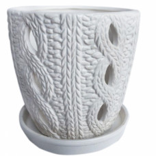 Кашпо для квітів 13,5*13,5*13см 647-022
